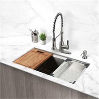 $399-Moorefield Victoria Kitchen Sink and Faucet