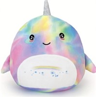 New Splushmow 13-inch Abner The Rainbow Narwhal
