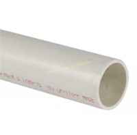 Charlotte Pipe 1-1/4"x3' PVC Pipe 370 Psi