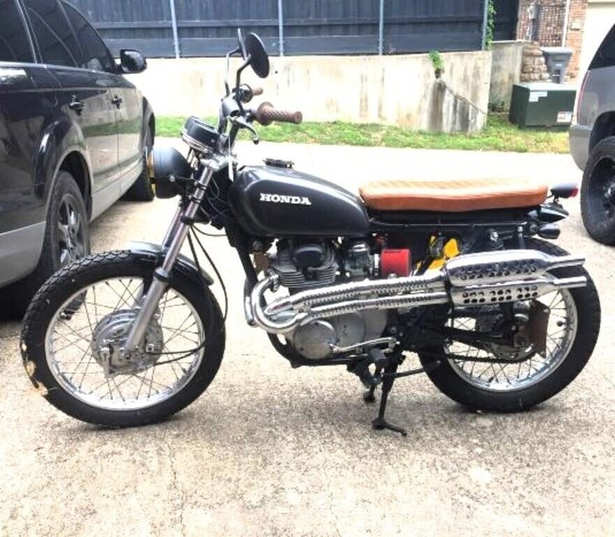 1972 Honda CI350 Motorcycle