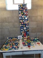 Vintage Button Pin Collection