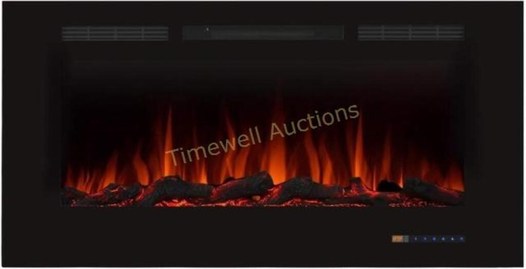 Valuxhome Electric Fireplace  42L21H  Black