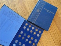 2 coin books with mercury dimes and old dimes