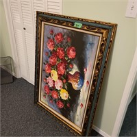 B618 Large Floral picture