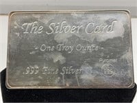 “The Silver Card" 1 Troy Ounce