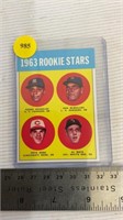 Reprint 1963 rookie stars card