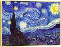Van Gogh Starry Night  Framed  32x24inch