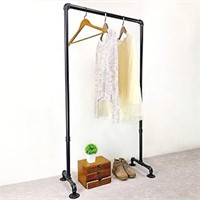 Mbqq Industrial Pipe Clothing Rack,29.9in Length
