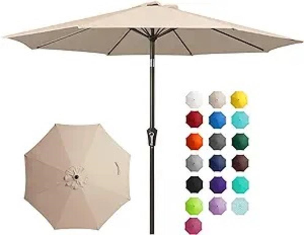 Jearey 10ft Patio Umbrellas Outdoor Table