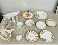 assorted hand painted dishes - made in Japan