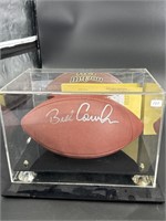BILL COWHER SIGNED NFL FOOTBALL IN CASE W/COA