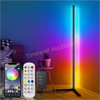 RGB LED Corner Lamp with Remote  61in