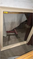 Framed Wall mirror only, Approximately 34x40