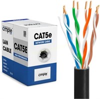 Cmple - Cat5e Ethernet Cable  24AWG 1000ft