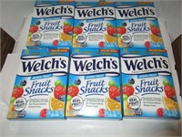 6 Welch's Fruit Snacks 22ct