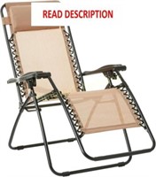Amazon Basics Outdoor Folding Lounge Chair