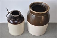 Stoneware jars