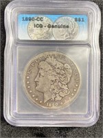 1890 Carson City Morgan Silver Dollar