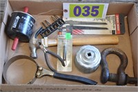 Clevis, claw hammer & more