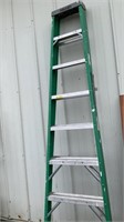 Keller fiber glass, medium duty ladder, not