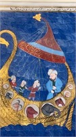 Framed Turkish Print Prophet Noah and Ark