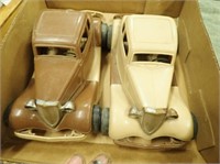 (2) Poly Trac-Masters Collector Cars
