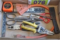 Tool flat w/ snips, pliers & more