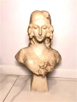 A. Cipriani Carved Stone Bust
