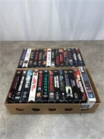 Large assortment of vhs tapes. Please note, not
