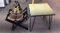 DISPLAY BOARD, BOOTS, TABLE & MORE