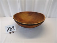 Large 21 inch Wooden Bowl