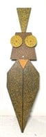 J. Adams Hand Painted Wooden Owl