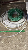 Plastic tubing unknown length, water hose unknown