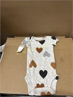 Carter's $28 Retail New Born Hearts Bodysuit