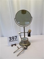 Shaving Stand w/ Double Sided Mirror