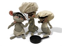 c1965, 1966, 1970 ANNALEE Mobilitee Chef Mouse 3