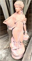 Terracotta Feminine Garden Statue