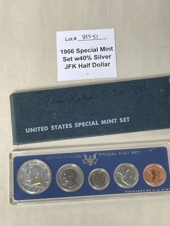 1966 Mint Set (40% Silver Half$)