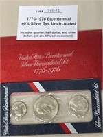 Bicentennial 40% Silver 3-coin Set