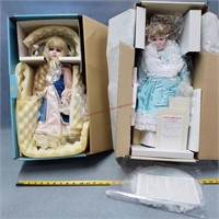 2- Edna Hibel Porcelain Dolls