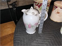 large rose pitcher