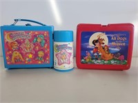2 kids Lunch Boxes w/ 1 Thermos