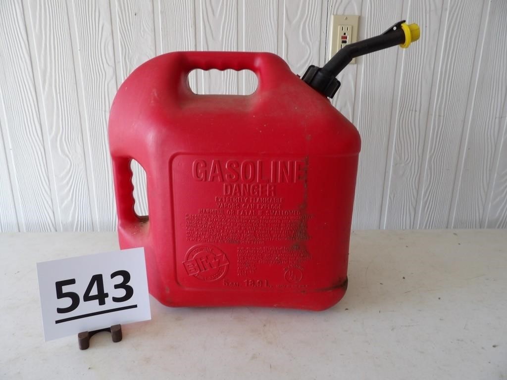 5 gal Plastic Gas Can