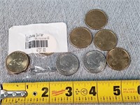 8- $1 Coins