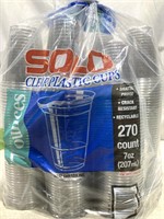 Solo Clear Cups *opened Bag