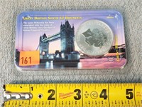 Great Britain $2 Silver Coin - 32.45 Grams