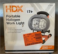 HDX Portable Halogen Work Light, 250W