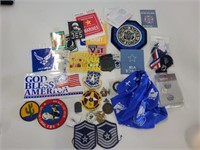 Military Collectibles, Patches, Pins, Stickers....