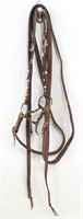 Bridle: VTG One Ear Headstall, D-Ring Snaffle