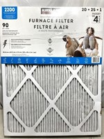 Signature Replacement Filters 20x25x1 4 Pack